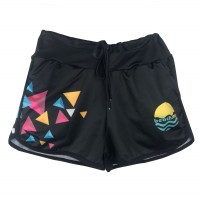 SHORTS BEACH.ME ALEGRO W - PRETA/COLORS